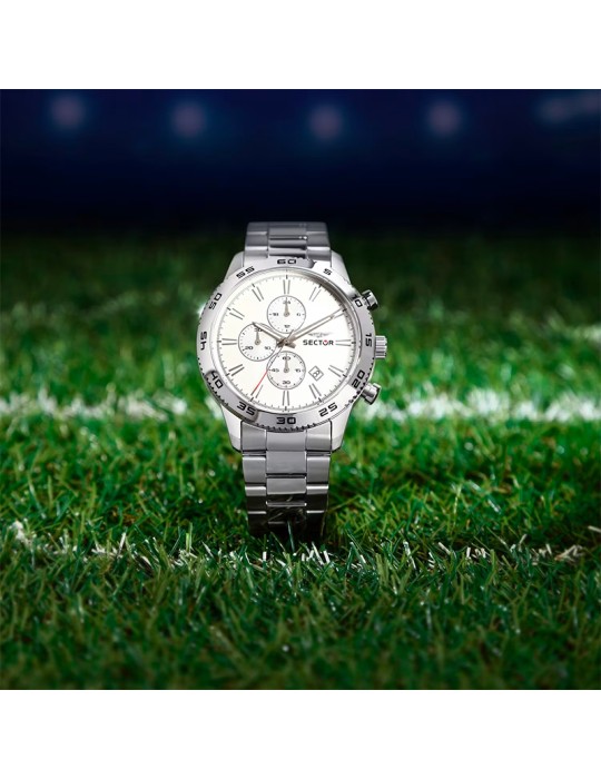 Orologio Sector - 270 - Cronografo - 45mm - Silver - R3273778013