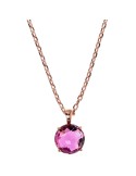 Collana Bronzallure - Rose Gold - Punto Luce Fucsia - WSBZ02310.RR