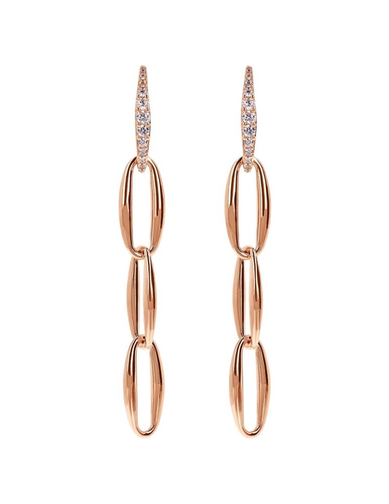 Bronzallure Earrings - Marquise Links - Cubic Zirconia -WSBZ02387.WR
