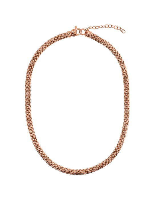 Collana Bronzallure - Rose Gold - Maxi Catena Popcorn - WSBZ02396.R