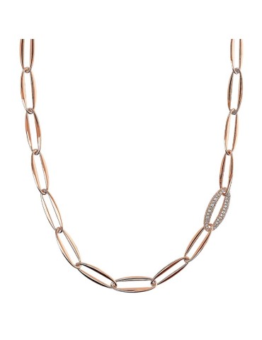 Bronzallure Necklace - Chain - Rose Gold - Marquise Links - WSBZ02420.WR