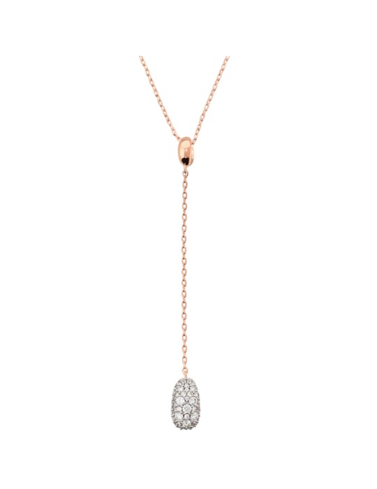 Collana Bronzallure - Rosè - Pendente - Cubic Zirconia - WSBZ02508.WR