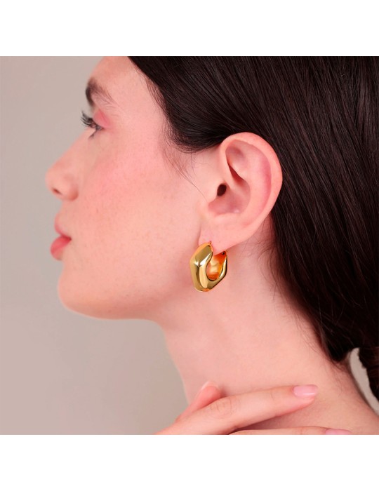 Bronzallure Earrings - Purità - Golden - Rhombus - WSBZ02521Y.YG