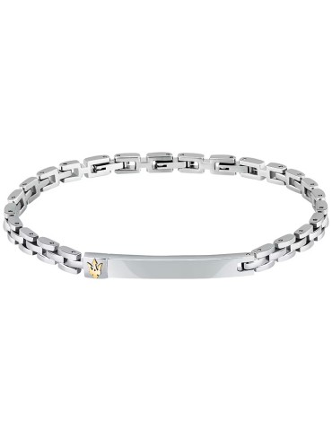 Maserati Bracelet - Iconic - 316L Steel - Golden Trident - JM324AVD55