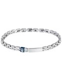 Maserati Bracelet - Iconic - 316L Steel - Blue Detail -JM324AVD56