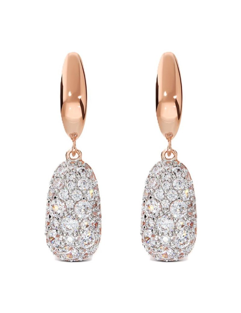 Orecchini Bronzallure - Rose Gold -Pavè di Cubic Zirconia-WSBZ02509.WR
