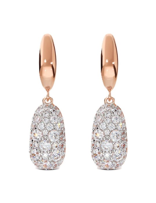 Bronzallure earrings - Rose Gold - Cubic Zirconia pavé-WSBZ02509.WR