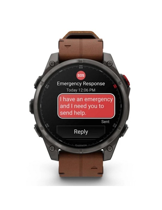 Orologio Smartwatch Garmin - Fēnix® 8 Pro - 47 mm, AMOLED con Doppio Cinturino - 0