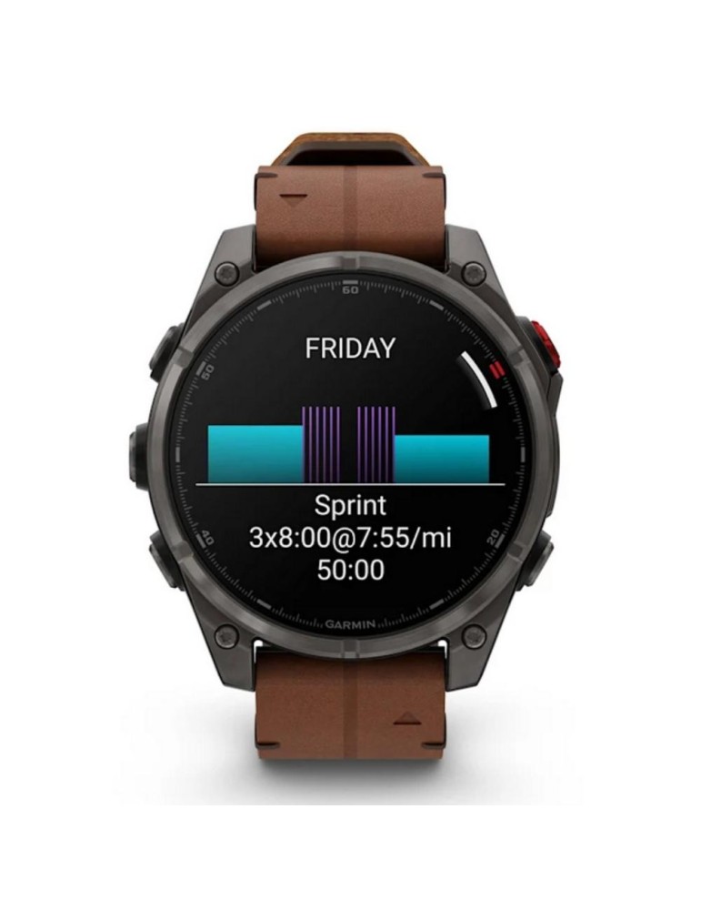 Orologio Smartwatch Garmin - Fēnix® 8 Pro - 47 mm, AMOLED con Doppio Cinturino - 0