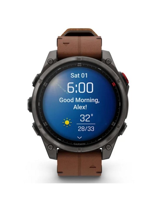 Orologio Smartwatch Garmin - Fēnix® 8 Pro - 47 mm, AMOLED con Doppio Cinturino - 0