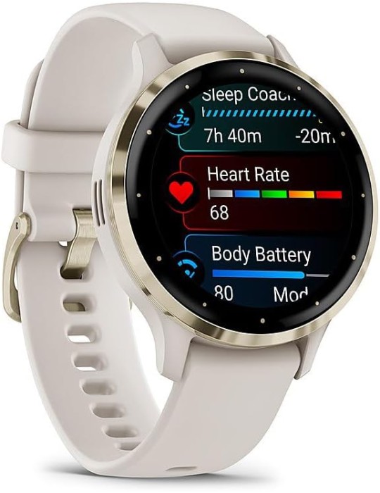 Garmin Venu® 3S ​​Smartwatch - 41mm - Ivory - 0