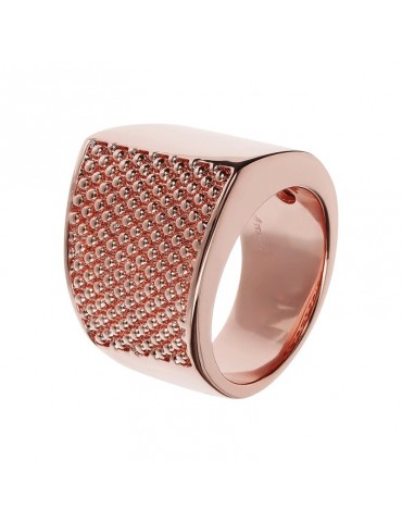 DOUBLE BRONZALLURE RING WITH TEXTURE - 0