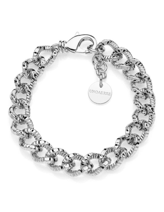 Unaoerre Bracelet - White Brass - Groumette - Diamond - EXB4994B