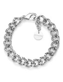 Bracciale Unaoerre - Ottone Bianco - Groumette - Diamantata - EXB4994B