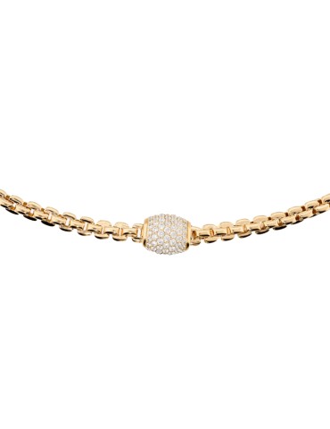 Collana Bronzallure-Gold-Maglie Squadrate-Cubic Zirconia-WSBZ02579Y.WR