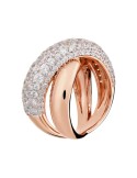 Anello Bronzallure -ad Intreccio-Cubic Zirconia-Misura 16-WSBZ02589.WR