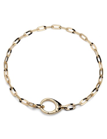 Collana Unoaerre - Catena Dorata - Maxi Chiusura - EXH5714G