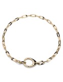 Unoaerre Necklace - Golden Chain - Maxi Clasp - EXH5714G
