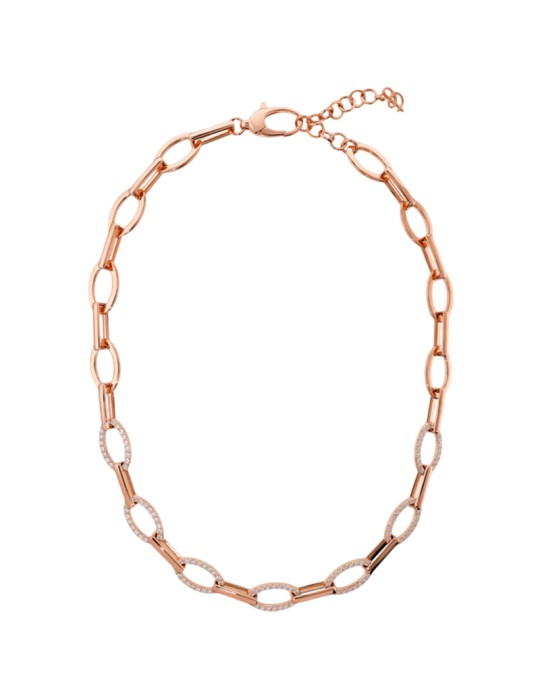 Collana Bronzallure - a Catena - Dorata - Cubic Zirconia -WSBZ02595.WR