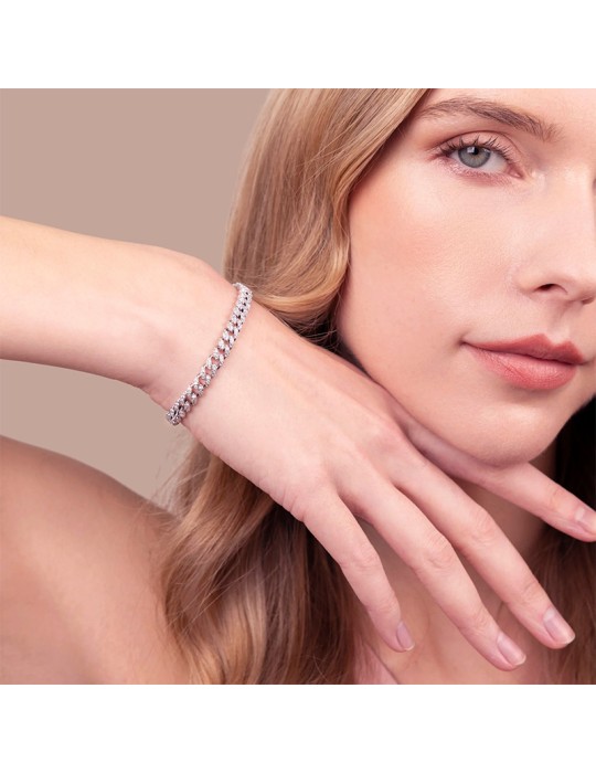 Bracciale Bronzallure-Grumetta-Cubic Zirconia-Misura S-WSBZ02607W.WR-170