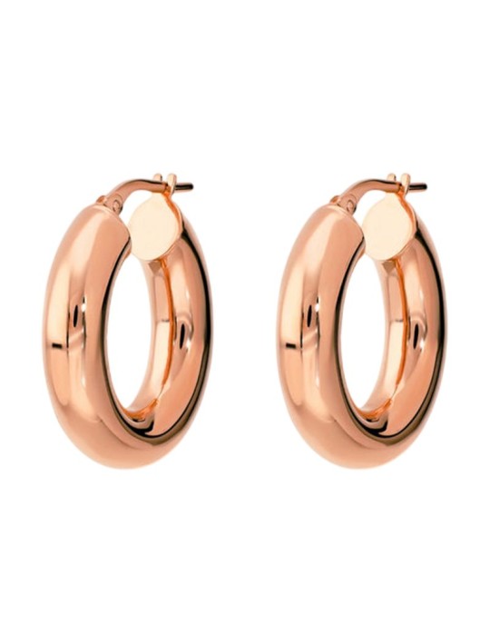 Orecchini Bronzallure - a Cerchio - Rose Gold-Ovali-Lucidi-WSBZ02646.R