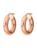 Orecchini Bronzallure - a Cerchio - Rose Gold-Ovali-Lucidi-WSBZ02646.R