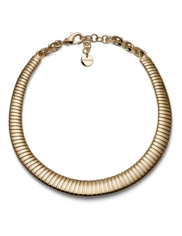 Unoaerre Necklace - Golden - Maxi Tubogas Chain - EXH5704G