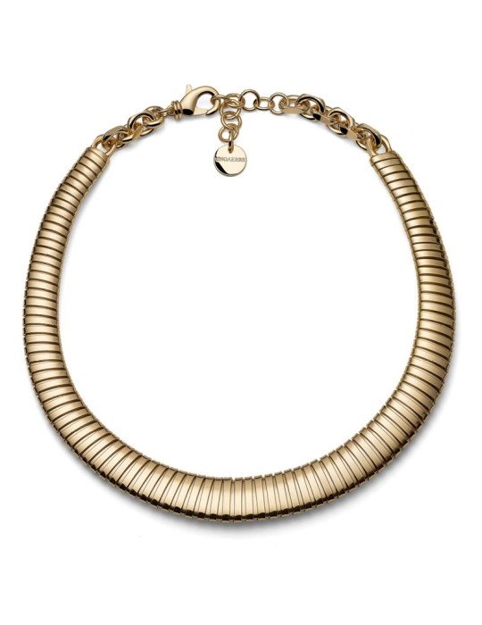 Unoaerre Necklace - Golden - Maxi Tubogas Chain - EXH5704G