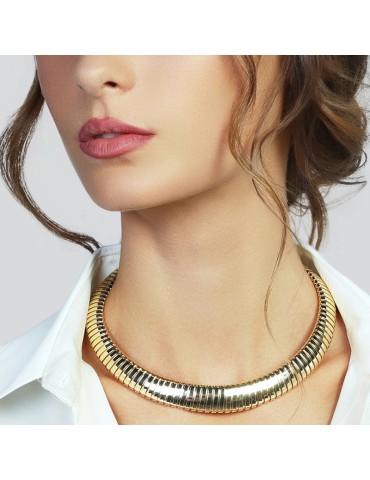 Collana Unoaerre - Dorata - Catena Maxi Tubogas - EXH5704G 2