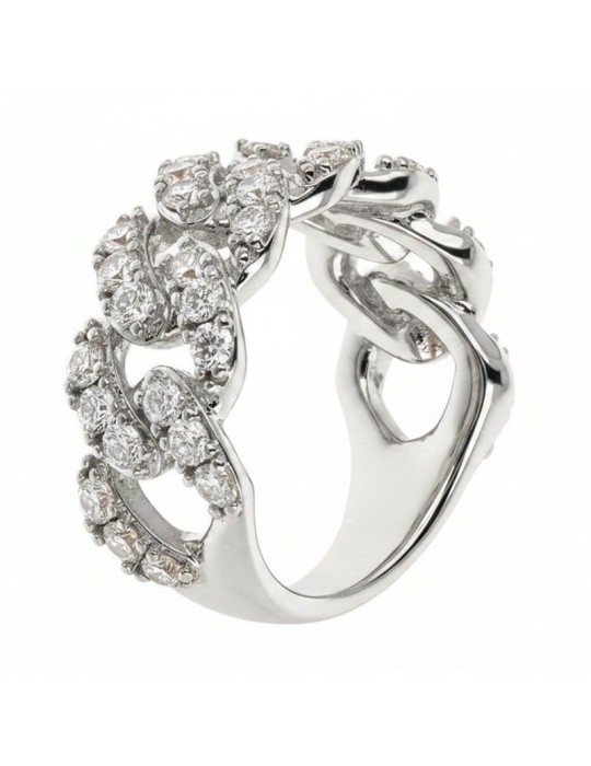 Anello Bronzallure - Rose Gold -Catena-Cubic Zirconia-WSBZ02329W.W-CZ