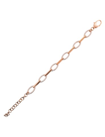Bronzallure Bracelet - Chain - Rosè - Cubic Zirconia - WSBZ02594.WR 2