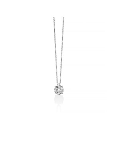 Miluna Necklace - 18K White Gold Light Point with 4.86pt Natural Diamonds - 0