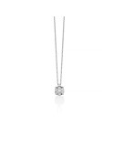 Collana Miluna - in Oro Bianco 18 carati Punto Luce con Diamanti Naturali 4,86pt - 0