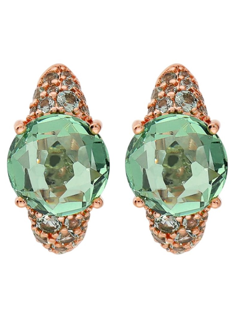 Orecchini Bronzallure - a Cerchio - Cristallo Blu-Zirconi-WSBZ02610.DE