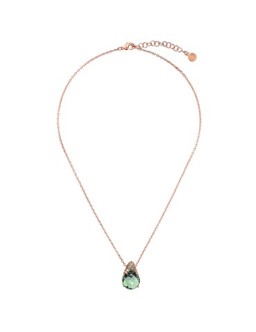 Collana Bronzallure-Ciondolo a Goccia Verde-Pavè di Zirconi-WSBZ02611.DE 2