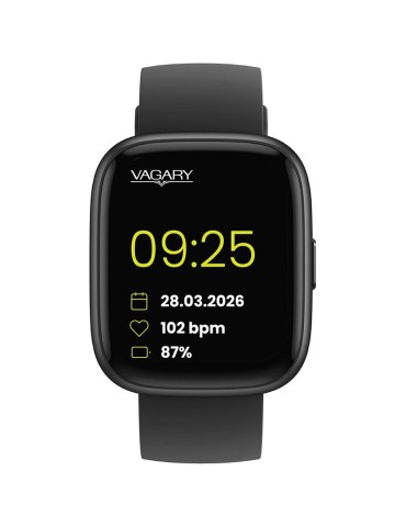 Vagary Smartwatch - X06A - Multifunction - 36mm - Black - X06A-001VY