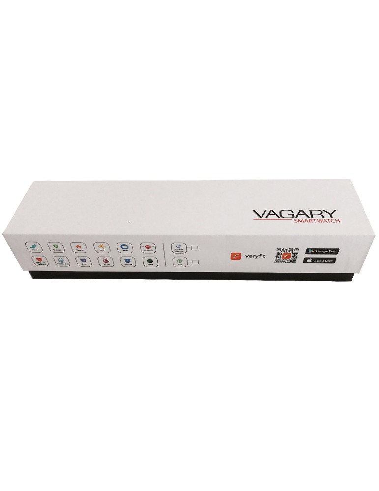 Vagary Smartwatch - X06A - Multifunction - 36mm - Black - X06A-001VY