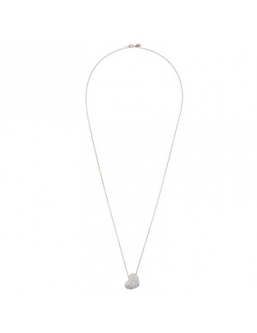 Collana Bronzallure - Altissima - Pendente Cuore Pavè Misto - WSBZ01200WR 2