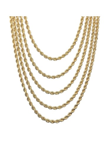 Etruscan Necklace - Multistrand - Golden - Woven Links-WSET00939.YG