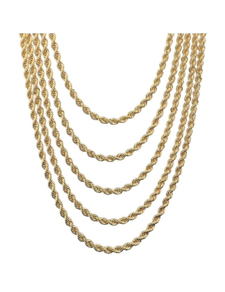 Etruscan Necklace - Multistrand - Golden - Woven Links-WSET00939.YG