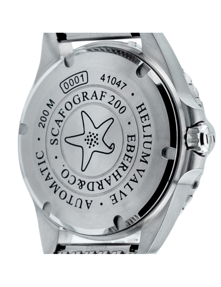Orologio Eberhard - Scafograf 200 MCMLIX Meccanico Automatico Subacqueo 39mm Blu - 0