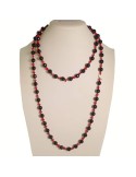 Collana Rajola - Lunga - Corallo Rosso - Spinello Nero - 54-285-42L