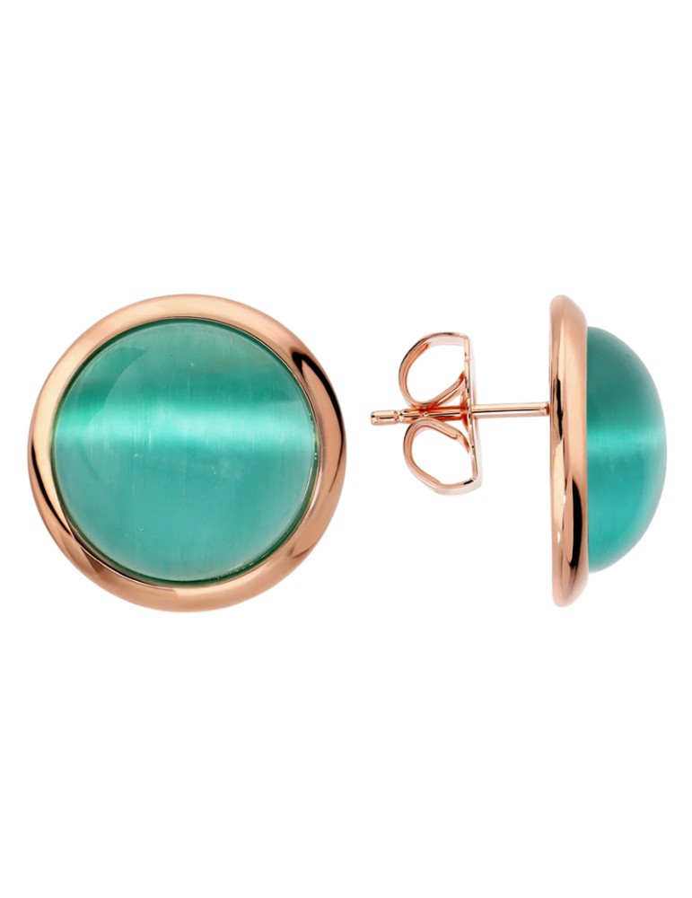 Orecchini Bronzallure - Pietra Verde - Occhio di Gatto -WSBZ02627.AQCE