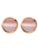 Orecchini Bronzallure - Pietra Rosa - Occhio di Gatto - WSBZ02627.PCE