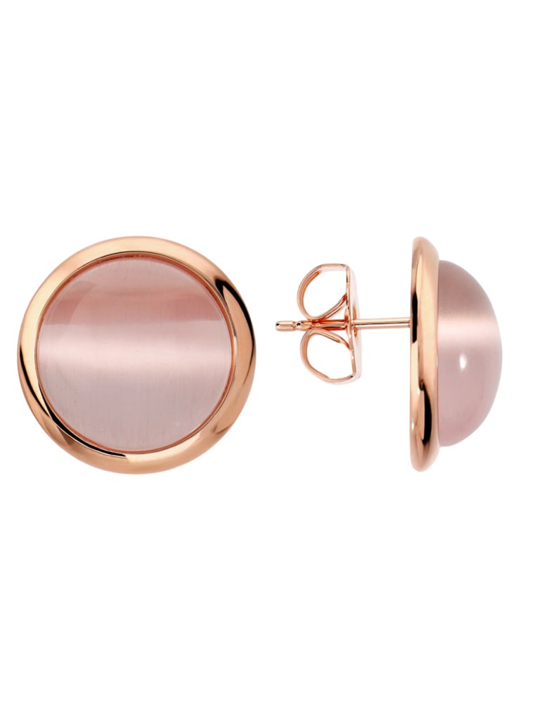 Orecchini Bronzallure - Pietra Rosa - Occhio di Gatto - WSBZ02627.PCE