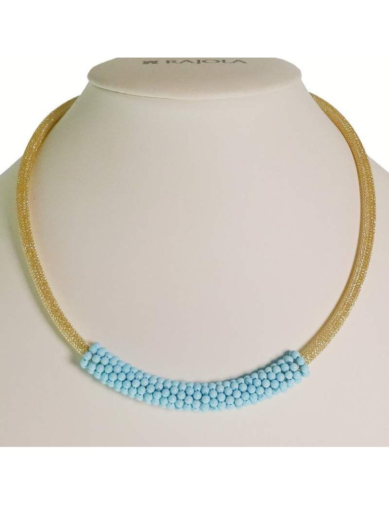 Collana Rajola - Capricci - Cherie - Dorato - Pasta Turchese-54-477-13