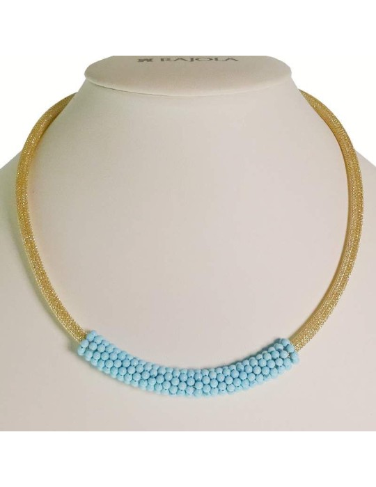 Collana Rajola - Capricci - Cherie - Dorato - Pasta Turchese-54-477-13