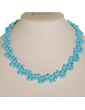 Collana Rajola - Milady - Girocollo - Ematite -Pasta Turchese-54-495-5