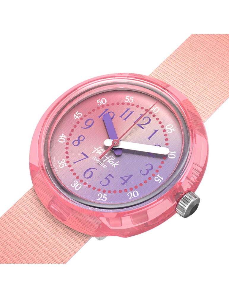 Orologio Flik Flak x Sigg - Rosa Sfumato - 32mm - Borraccia - ZFPNP188