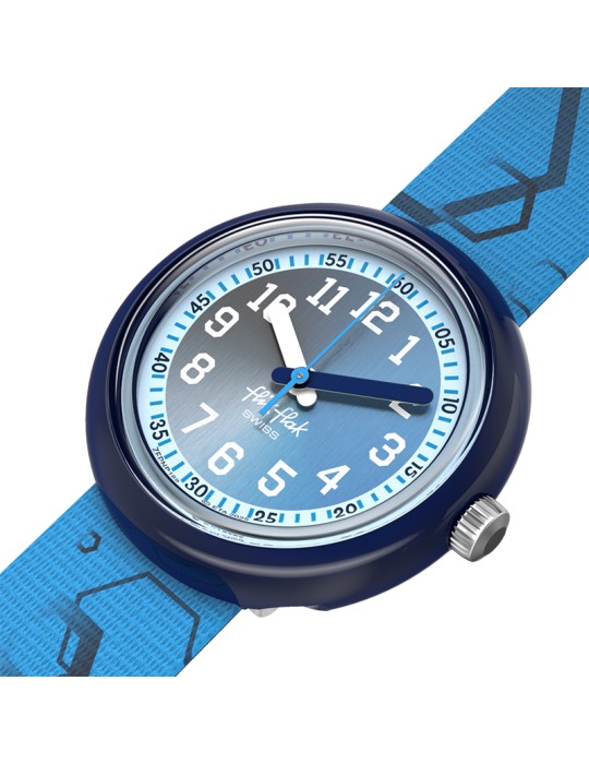 Orologio Flik Flak x Sigg - Blu Sfumato - 32mm - Borraccia - ZFPNP189